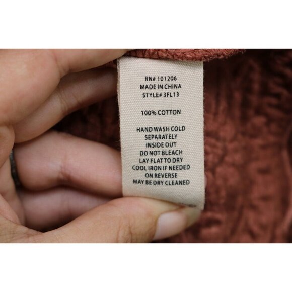 Soft Surroundings Caribe Brown Open Front Overlay-Medium/Petite-Embroidered-Boho - Picture 8 of 11